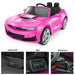 Voltz Toys - Voltz Toys 12V Single Seater Licensed Chevrolet Camaro Kids Car with Remote Control