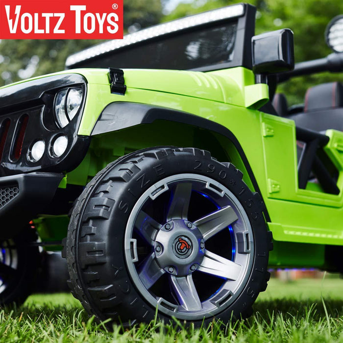 Voltz Toys - Voltz Toys Kids Double Seater Jeep Wrangler with Remote Control 12V