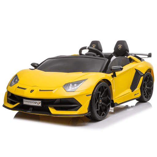 Voltz Toys - Voltz Toys Kids Double Seater Lamborghini Aventador SVJ High Speed Drifter Toy Car 24V