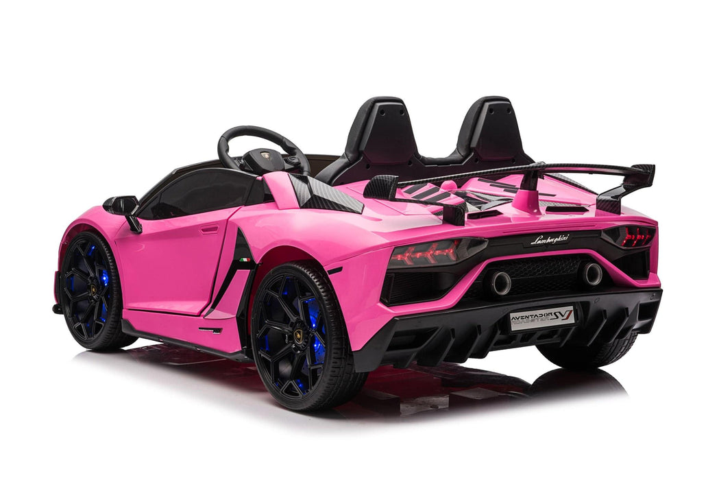 Voltz Toys - Voltz Toys Kids Double Seater Lamborghini Aventador SVJ High Speed Drifter Toy Car 24V