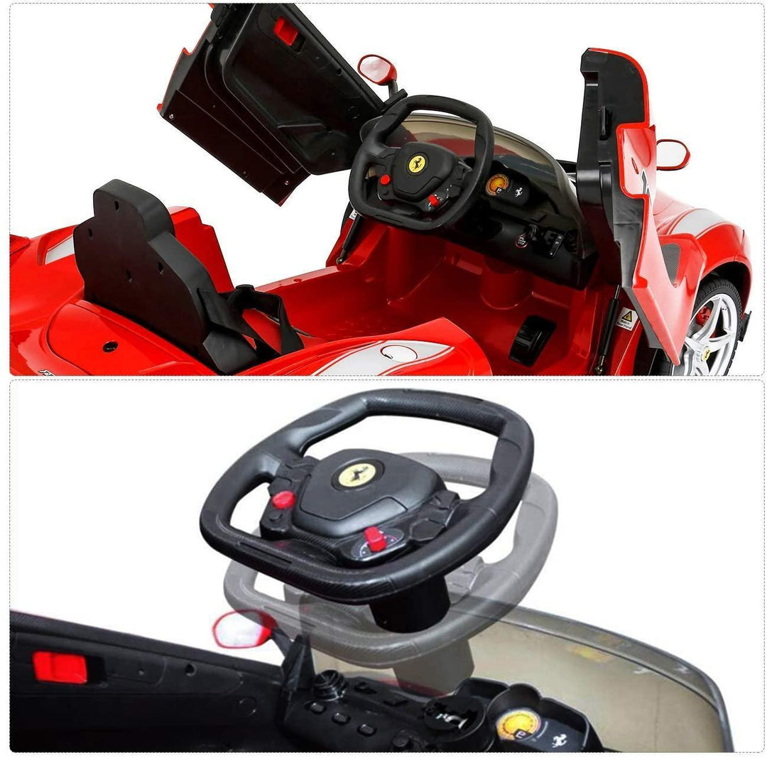 Voltz Toys - Voltz Toys Kids Ferrari LaFerrari Single Seater with Leather Seat and Remote Control