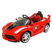 Voltz Toys - Voltz Toys Kids Ferrari LaFerrari Single Seater with Leather Seat and Remote Control