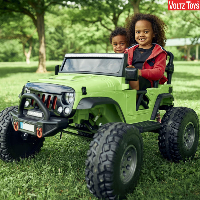 Voltz Toys - Voltz Toys Kids Off-Road Truck Lifted Jeep Double Seater 12V
