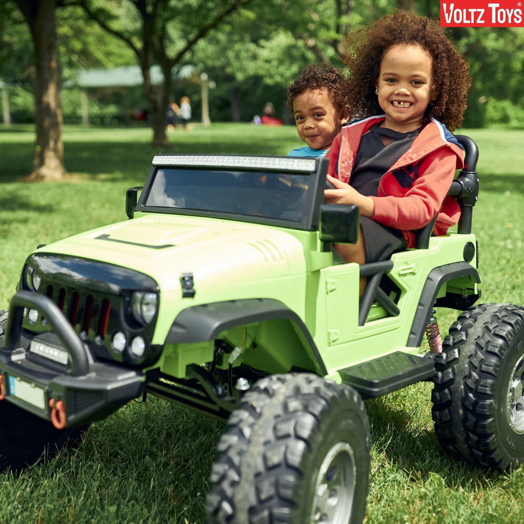 Voltz Toys - Voltz Toys Kids Off-Road Truck Lifted Jeep Double Seater 12V