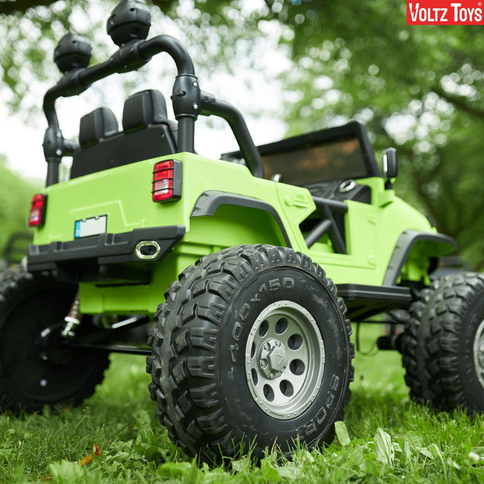 Voltz Toys - Voltz Toys Kids Off-Road Truck Lifted Jeep Double Seater 12V