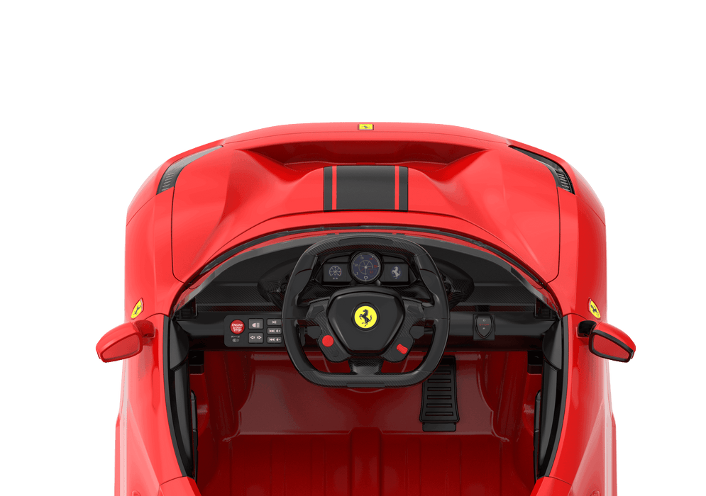 Voltz Toys - Voltz Toys Kids Single Seater Ferrari Car 488 Pista Spider - Red - 12V