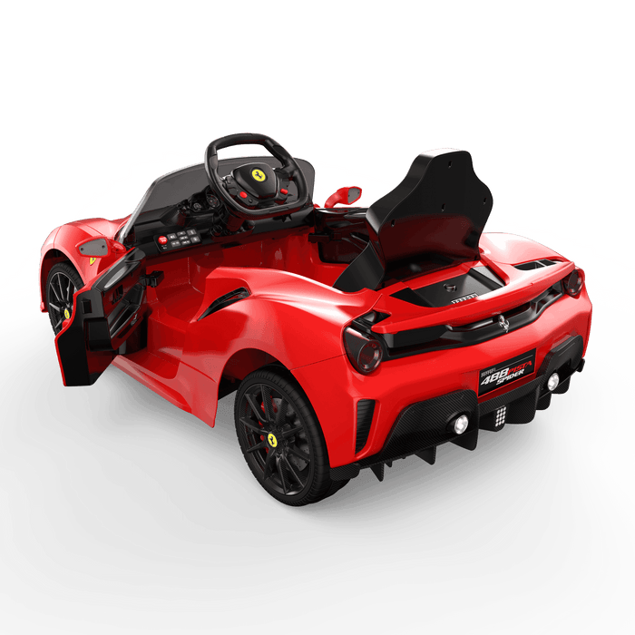 Voltz Toys - Voltz Toys Kids Single Seater Ferrari Car 488 Pista Spider - Red - 12V