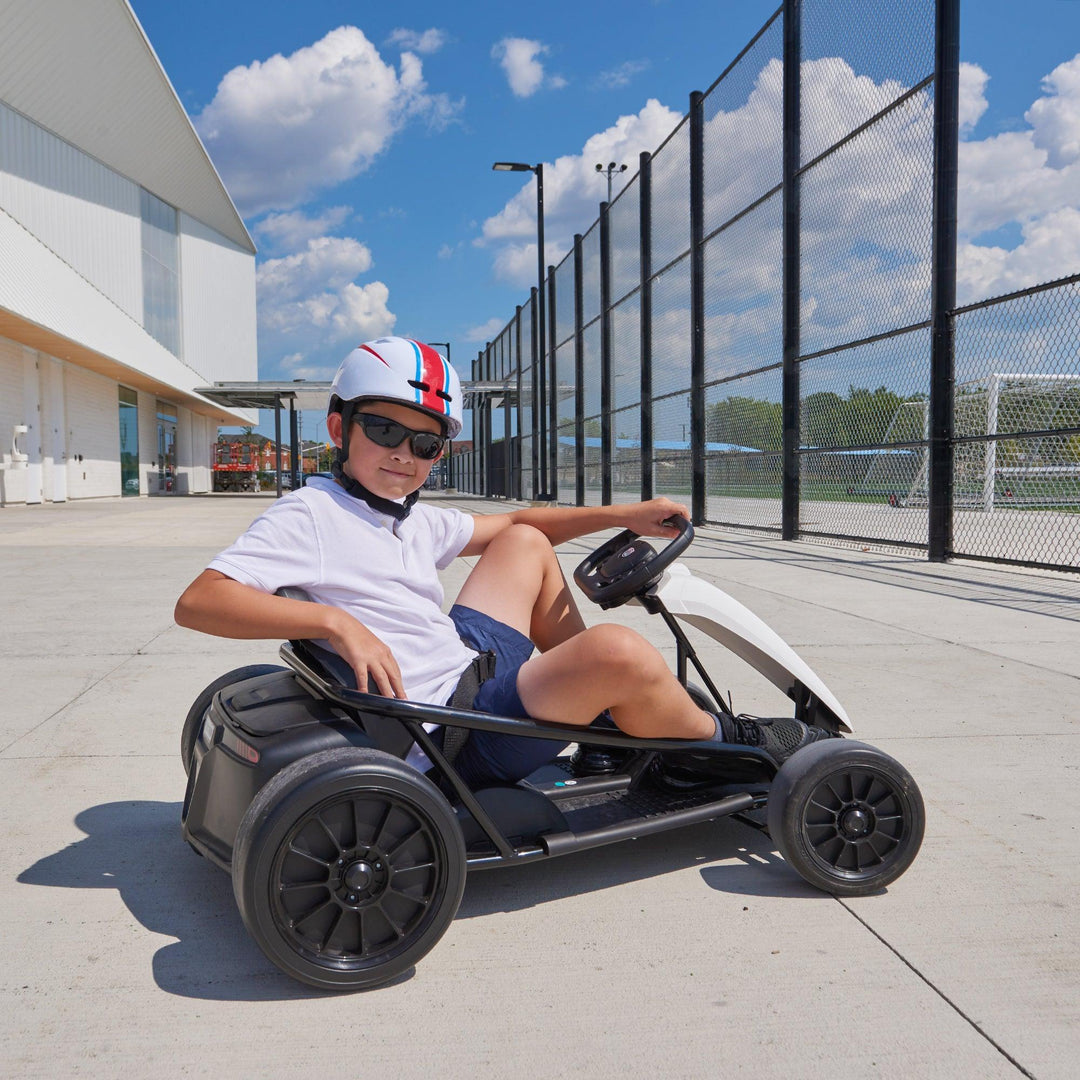 Voltz Toys - Voltz Toys Kids Single Seater GoKart Outdoor Racer Drifter with Seat Belt 24V High-Speed