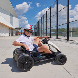 Voltz Toys - Voltz Toys Kids Single Seater GoKart Outdoor Racer Drifter with Seat Belt 24V High-Speed