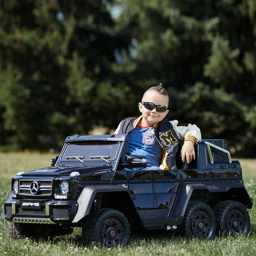 Voltz Toys - Voltz Toys Kids Single Seater Mercedes AMG G63 6x6 Toy Car with Remote Control Premium Licensed