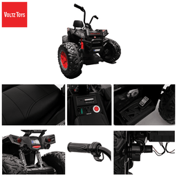 Voltz Toys - Voltz Toys Kids Single Seater Realistic Off-Road ATV with Throttle