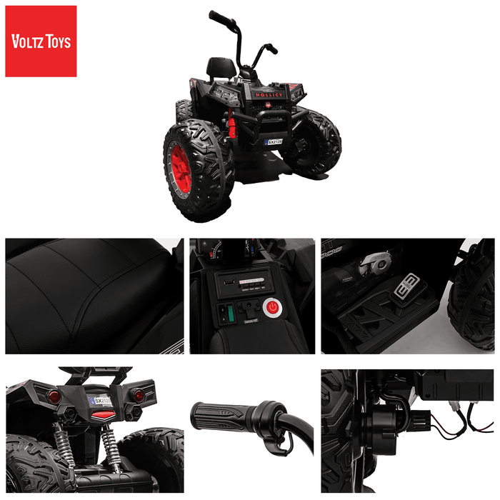 Voltz Toys - Voltz Toys Kids Single Seater Realistic Off-Road ATV with Throttle