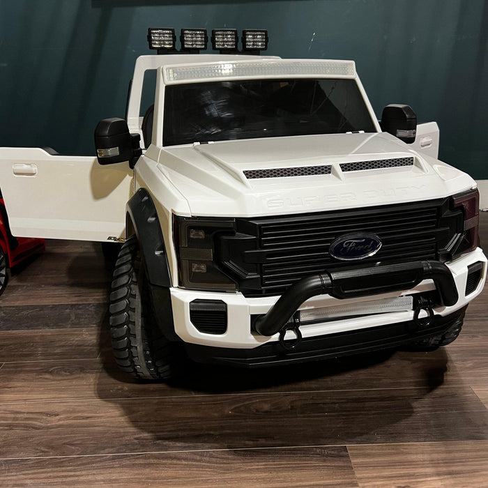 Voltz Toys - Voltz Toys Licensed Ford F-450 Super Duty 24V 2-Seater Ride-On Truck with Remote, Music & LED Lights