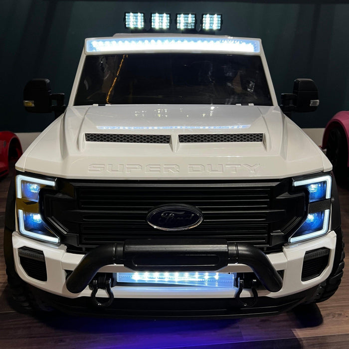 Voltz Toys - Voltz Toys Licensed Ford F-450 Super Duty 24V 2-Seater Ride-On Truck with Remote, Music & LED Lights