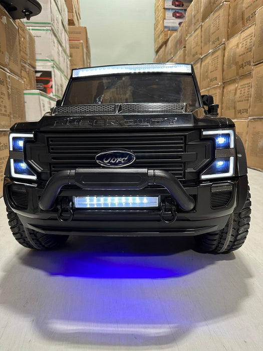 Voltz Toys - Voltz Toys Licensed Ford F-450 Super Duty 24V 2-Seater Ride-On Truck with Remote, Music & LED Lights