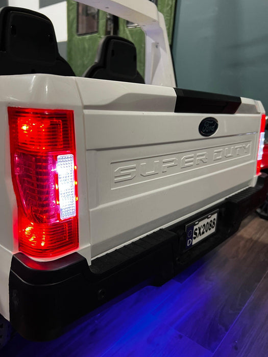 Voltz Toys - Voltz Toys Licensed Ford F-450 Super Duty 24V 2-Seater Ride-On Truck with Remote, Music & LED Lights