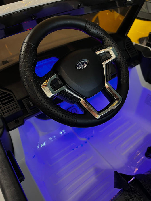 Voltz Toys - Voltz Toys Licensed Ford F-450 Super Duty 24V 2-Seater Ride-On Truck with Remote, Music & LED Lights