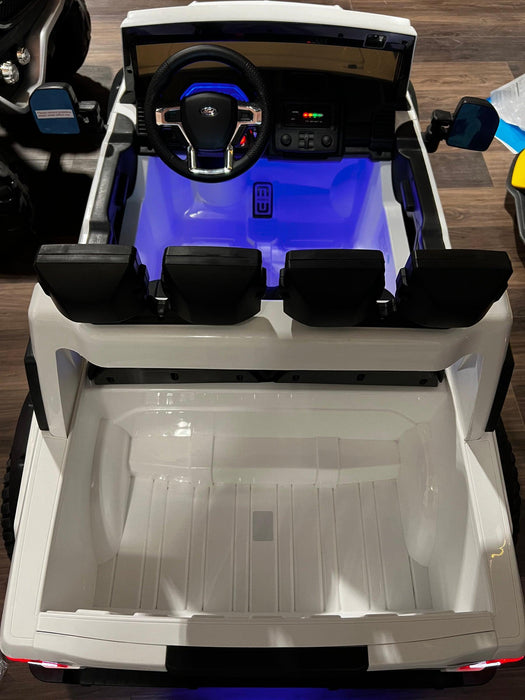 Voltz Toys - Voltz Toys Licensed Ford F-450 Super Duty 24V 2-Seater Ride-On Truck with Remote, Music & LED Lights