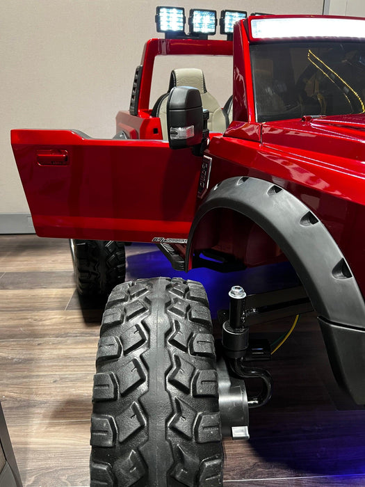 Voltz Toys - Voltz Toys Limited Edition Ford F-450 Lifted 24V 2-Seater Ride-On Truck with Remote, LED Lights & Premium Paint