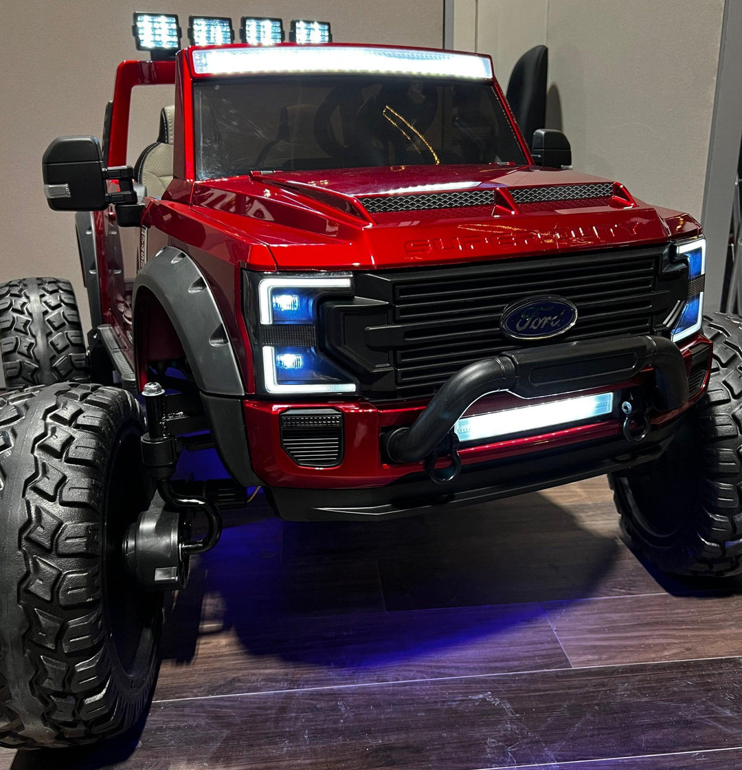 Voltz Toys - Voltz Toys Limited Edition Ford F-450 Lifted 24V 2-Seater Ride-On Truck with Remote, LED Lights & Premium Paint