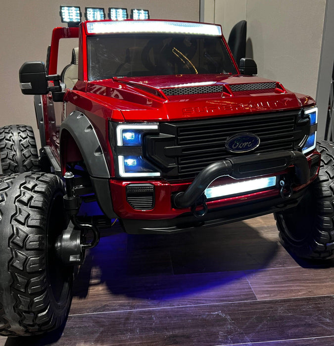 Voltz Toys - Voltz Toys Limited Edition Ford F-450 Lifted 24V 2-Seater Ride-On Truck with Remote, LED Lights & Premium Paint