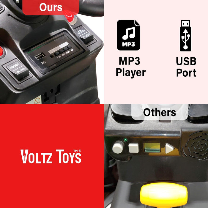 Voltz Toys - Voltz Toys Realistic Farm Tractor Agricultural Vehicle with Tipper Trailer