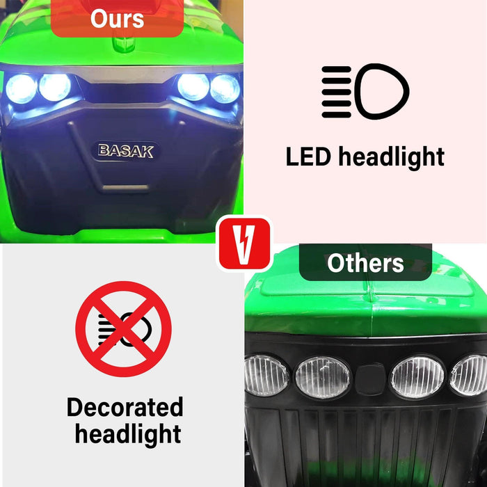 Voltz Toys - Voltz Toys Realistic Farm Tractor Agricultural Vehicle with Tipper Trailer