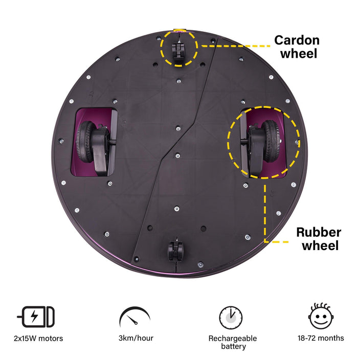 Voltz Toys - Voltz Toys Single Seater 12V Kids Bumper Car 360° Rotation with Remote Control