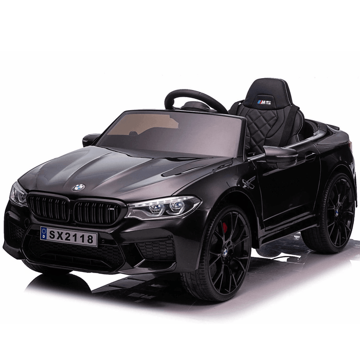 Voltz Toys - Voltz Toys Single Seater BMW M5 Kids Car with Leather Seat and Remote Control