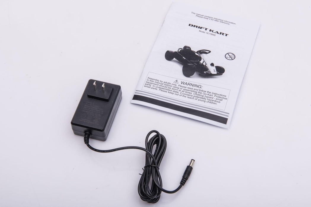 Voltz Toys - Voltz Toys Single Seater Kids GoKart Outdoor Racer Drifter with Seat Belt 24V High-Speed