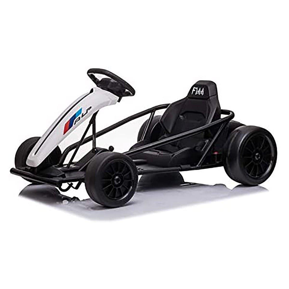 Kids Single Seater GoKart Outdoor Racer Drifter Ride On 24V