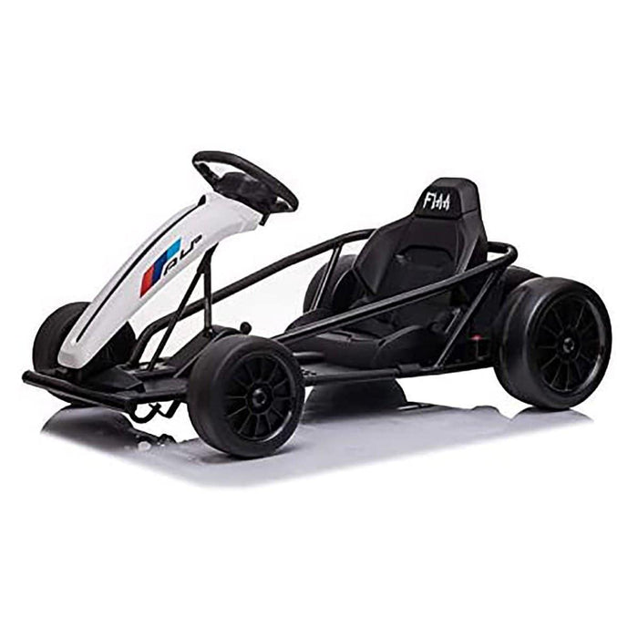 Voltz Toys - Voltz Toys Single Seater Kids GoKart Outdoor Racer Drifter with Seat Belt 24V High-Speed