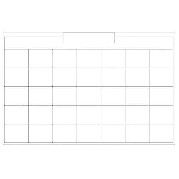 Wallies® - Wallies Monthly Dry Erase Calendar