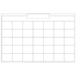 Wallies® - Wallies Monthly Dry Erase Calendar