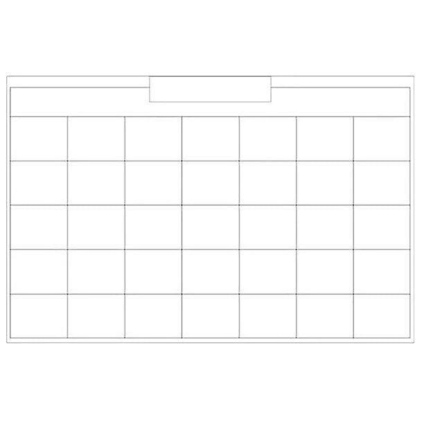 Wallies® - Wallies Monthly Dry Erase Calendar