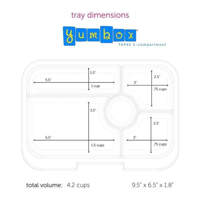 Yumbox® - Yumbox® Tapas - 5 compartment