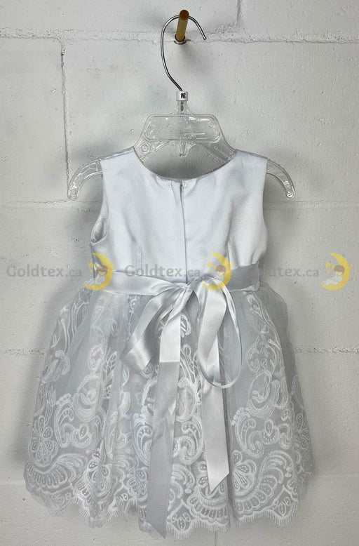 Zighi® - Zighi Baby Girl White Baptism Dress