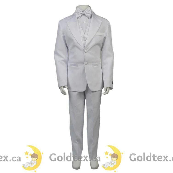 Zighi® - Zighi® 5 Piece White Tuxedo