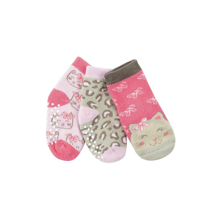 Zoocchini® - Zoocchini 3pair Comfort Terry SocksKallie the Kitten 0-24M