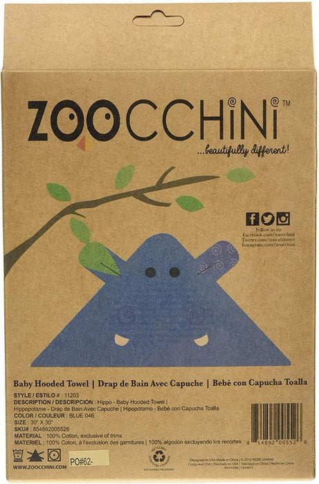 Zoocchini® - Zoocchini Baby Hooded Towel - anti-UV UPF-50