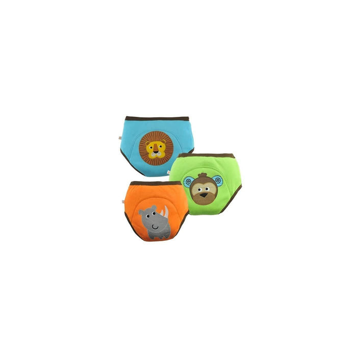 Zoocchini® - Zoocchini Organic 3 Piece Training Pants - Safari Friends Boy 3T/4T
